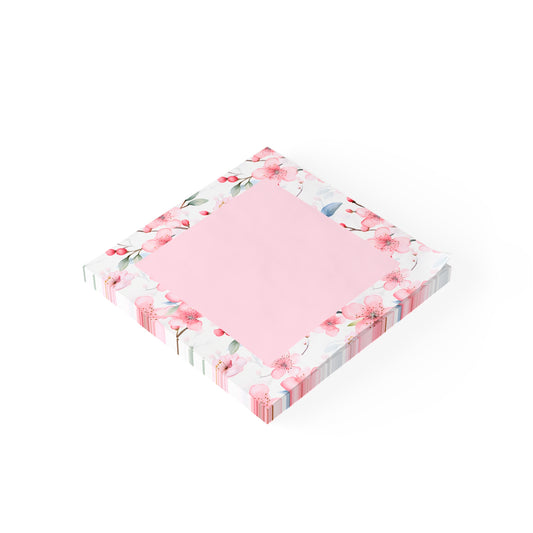 Pastel Blooms Sakura Post-it® Sticky Note Pads (3" x 3")