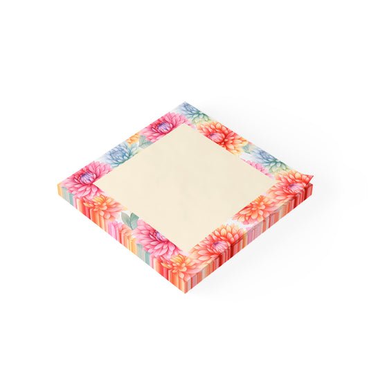 Pastel Blooms Chrysanthemum Post-it® Sticky Note Pads