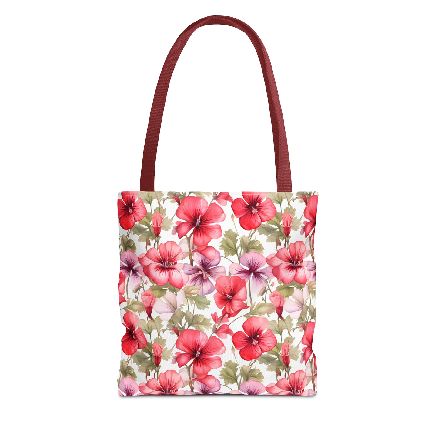 Pastel Blooms Pansy Tote Bag (13" x 13")
