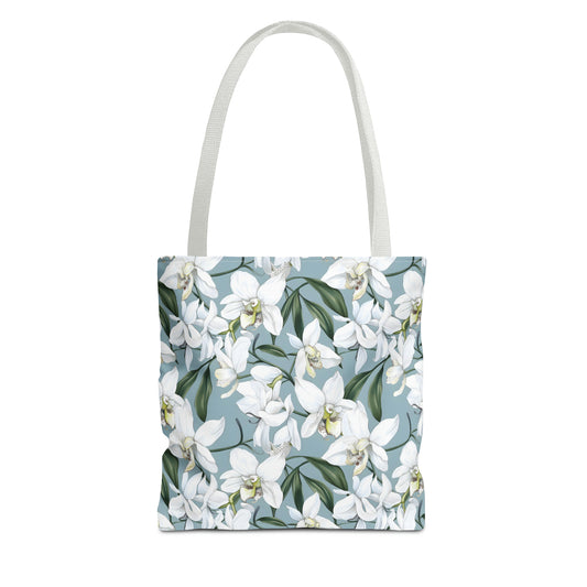 English Garden Orchid Tote Bag (13" x 13")