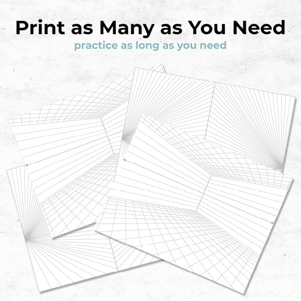 perspective practice sheets print as many as you need