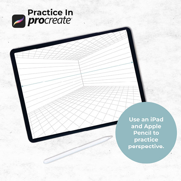 perspective practice sheets digital download